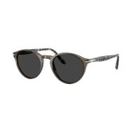 Persol Hombre Sunglass PO3092SM - Color del Marco: Ahumado, Color de la Lente: Polarizadas negro