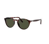 Persol Hombre Sunglass PO3092SM - Color del Marco: Habana, Color de la Lente: Verde