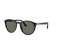 Persol Hombre Sunglass PO3152S - Color del Marco: Negro, Color de la Lente: Polarizadas verde