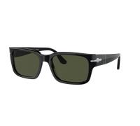 Persol Hombre Sunglass PO3315S - Color del Marco: Negro, Color de la Lente: Verde