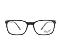 Persol Hombre Persol PO3189V 95 Monturas ópticas Acetato Negro Transparente Cuadrada Normal