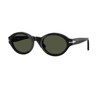 Persol Mujer PO3378S LORIS 95/31 Gafas de sol Acetato Negro Verde Redonda Normal