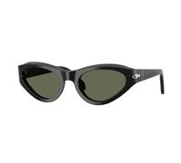 Persol Mujer PO0052S 95/58 Gafas de sol Acetato Negro Verde Mariposa Polarizado
