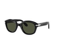 Persol Mujer Sunglass PO0060S - Color del Marco: Negro, Color de la Lente: Verde