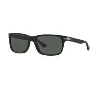 Persol Negro Mate Rectangular Gafas de Sol Polarizadas, 0PO3048S 900058 58mm