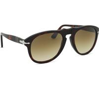 Persol Hombre Persol PO0649 24/51 Gafas de sol Acetato Tortuga Marrón Piloto Normal Sombreado