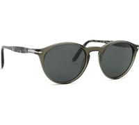 Persol Hombre Persol PO3092SM 121948 Gafas de sol Acetato Gris Gris Redonda Polarizado