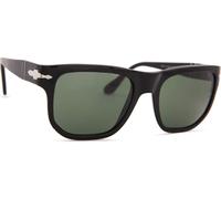 Persol Unisex Sunglass PO3306S - Color del Marco: Negro, Color de la Lente: Verde