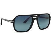Persol Hombre Persol PO3328S 95/S3 Gafas de sol Acetato Negro Azul Piloto Polarizado Sombreado