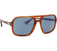 Persol Hombre Persol PO3328S 96/56 Gafas de sol Acetato Marrón Azul Piloto Normal Antirreflejo