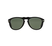 Persol Hombre PO0649 95/31 Gafas de sol Acetato Negro Verde Piloto Normal