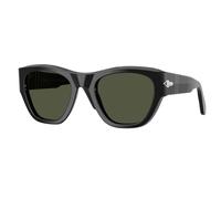 Persol Unisex Persol PO0054S 95/31 Gafas de sol Acetato Negro Verde Pillow Normal
