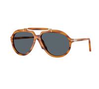 Persol Unisex Persol PO0202S 960/R5 Gafas de sol Acetato Tortuga Azul Cuadrada Normal