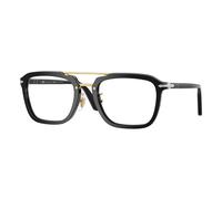 Persol Unisex Persol PO0204V 95 Monturas ópticas Acetato Negro Cuadrada Normal