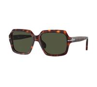 Persol Unisex PO0581S 24/31 Gafas de sol Acetato Tortuga Verde Cuadrada Normal