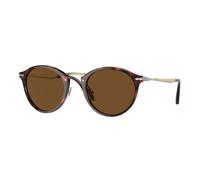 Persol Unisex Persol PO3166S 24/57 Gafas de sol Acetato Tortuga Marrón Pantos Polarizado