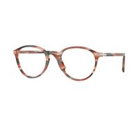 Persol Unisex Persol PO3218V 1233 Monturas ópticas Acetato Rojo Pantos Normal