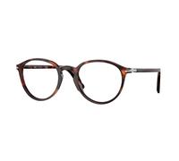 Persol Unisex Persol PO3218V 24 Monturas ópticas Acetato Tortuga Transparente Pantos Normal