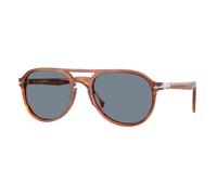Persol Unisex PO3235S EL PROFESOR SERGIO 96/56 Gafas de sol Acetato Marrón Azul Piloto Normal