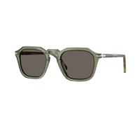 Persol Unisex Persol PO3292S 1226B1 Gafas de sol Acetato Verde Gris Cuadrada Normal
