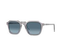 Persol Unisex Persol PO3292S 309/Q8 Gafas de sol Acetato Gris Azul Cuadrada Normal Sombreado