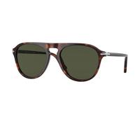 Persol Unisex Persol PO3302S 24/31 Gafas de sol Acetato Tortuga Verde Piloto Normal