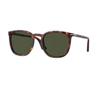 Persol Unisex Persol PO3316S 24/31 Gafas de sol Acetato Tortuga Verde Redonda Normal