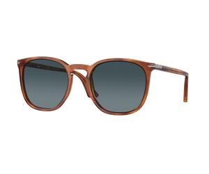 Persol Unisex Persol PO3316S 96/S3 Gafas de sol Acetato Marrón Azul Redonda Polarizado Sombreado
