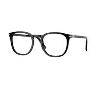 Persol Unisex Persol PO3318V 95 Monturas ópticas Acetato Negro Transparente Pantos Normal
