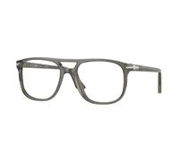 Persol Unisex Persol PO3329V GRETA 1103 Monturas ópticas Acetato Gris Transparente Piloto Normal