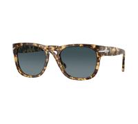 Persol Unisex Persol PO3333S ELIO 1056S3 Gafas de sol Acetato Marrón Azul Cuadrada Polarizado Sombreado
