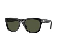 Persol Unisex Persol PO3333S ELIO 95/31 Gafas de sol Acetato Negro Verde Cuadrada Normal