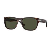 Persol Unisex PO3341S 24/31 Gafas de sol Acetato Tortuga Verde Pillow Normal