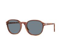 Persol Unisex Persol PO3343S 96/56 Gafas de sol Acetato Marrón Azul Pillow Normal Antirreflejo
