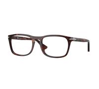 Persol Unisex Persol PO3344V 24 Monturas ópticas Acetato Tortuga Transparente Pillow Normal