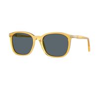 Persol Unisex Persol PO3355S 204/R5 Gafas de sol Acetato Amarillo Azul Pillow Normal