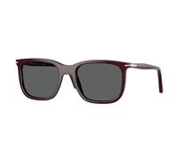 Persol Unisex Persol PO3357S RENZO 1216B1 Gafas de sol Acetato Bordeaux Gris Cuadrada Normal