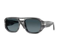 Persol Unisex Persol PO3373S VINCENT 1192S3 Gafas de sol Acetato Gris Azul Piloto Polarizado Sombreado