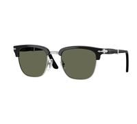 Persol Unisex Persol PO3375S 95/58 Gafas de sol Acetato Negro Verde Cuadrada Polarizado