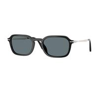 Persol Unisex Persol PO3381S 95/3R Gafas de sol Acetato Negro Gris Pantos Polarizado