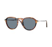 Persol Unisex Persol PO3383S 123556 Gafas de sol Acetato Marrón Azul Pantos Normal