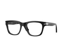 Persol Unisex Persol PO3389V CECIL 95 Monturas ópticas Acetato Negro Cuadrada Normal