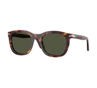 Persol Unisex Persol PO3395S 24/31 Gafas de sol Acetato Tortuga Verde Pantos Normal
