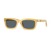 Persol Unisex Persol PO3396S 204/R5 Gafas de sol Acetato Amarillo Azul Cuadrada Normal