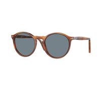 Persol Unisex PO3285S 96/56 Gafas de sol Acetato Marrón Azul Redonda Normal