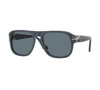 Persol Unisex PO3310S JEAN 11893R Gafas de sol Acetato Azul Azul Cuadrada Polarizado