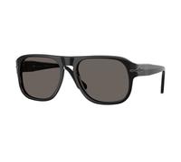 Persol Unisex PO3310S JEAN B95/B1 Gafas de sol Acetato Negro Gris Cuadrada Normal