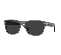 Persol Unisex PO3341S 120548 Gafas de sol Acetato Gris Gris Pillow Polarizado Antirreflejo