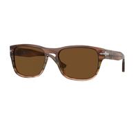 Persol Unisex PO3341S 120757 Gafas de sol Acetato Marrón Marrón Pillow Polarizado Antirreflejo