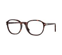 Persol Unisex PO3343V 24 Monturas ópticas Acetato Tortuga Transparente Pantos Normal